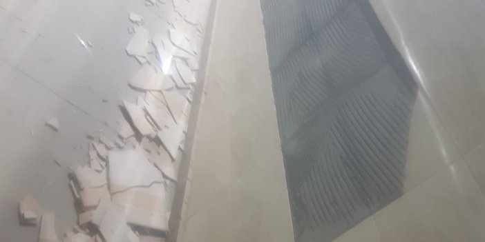 Konya'da hızlı tren altgeçitinde fayanslar patladı: Vatandaş isyan etti!