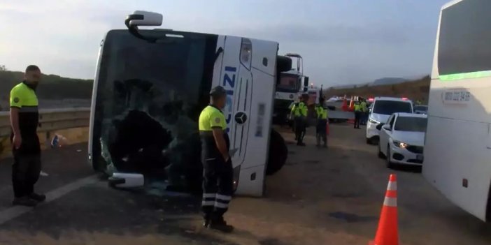 Kuzey Marmara Otoyolu'nda yolcu otobüsü devrildi: 4 ölü 26 yaralı