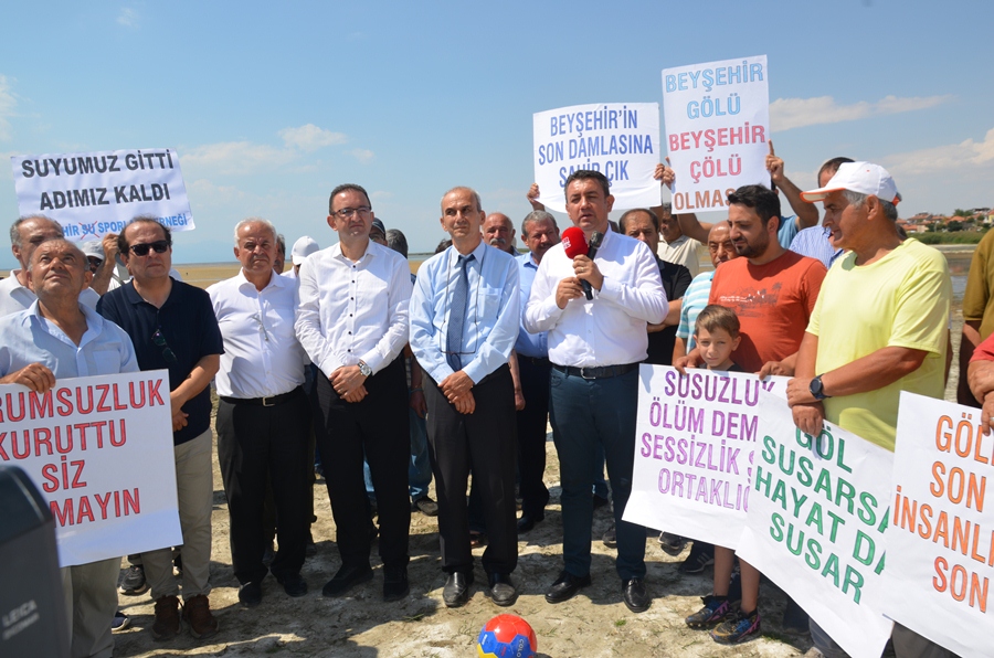 Milletvekillerinden Beyşehir Gölü'ne sahip çıkma mesajı