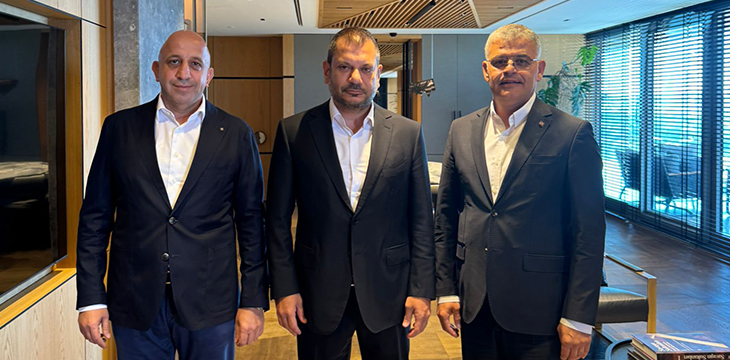 Konyaspor yönetimi Kulüpler Birliği Başkanı Doğan’ı ziyaret etti