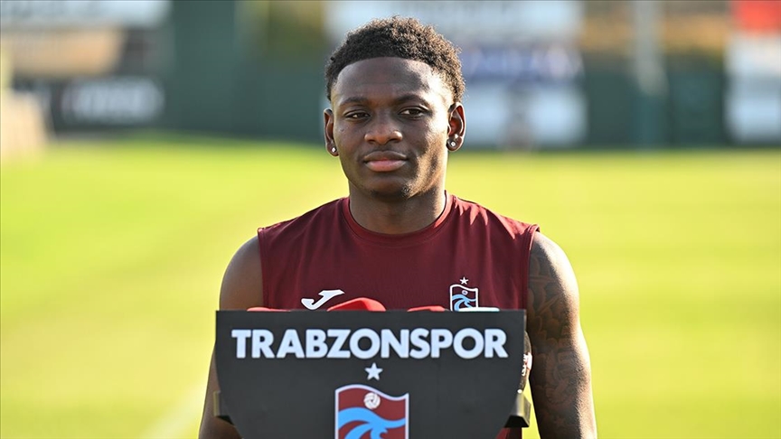 Trabzonspor'un yeni transferi Olaigbe, takımına katkı sağlamak istiyor