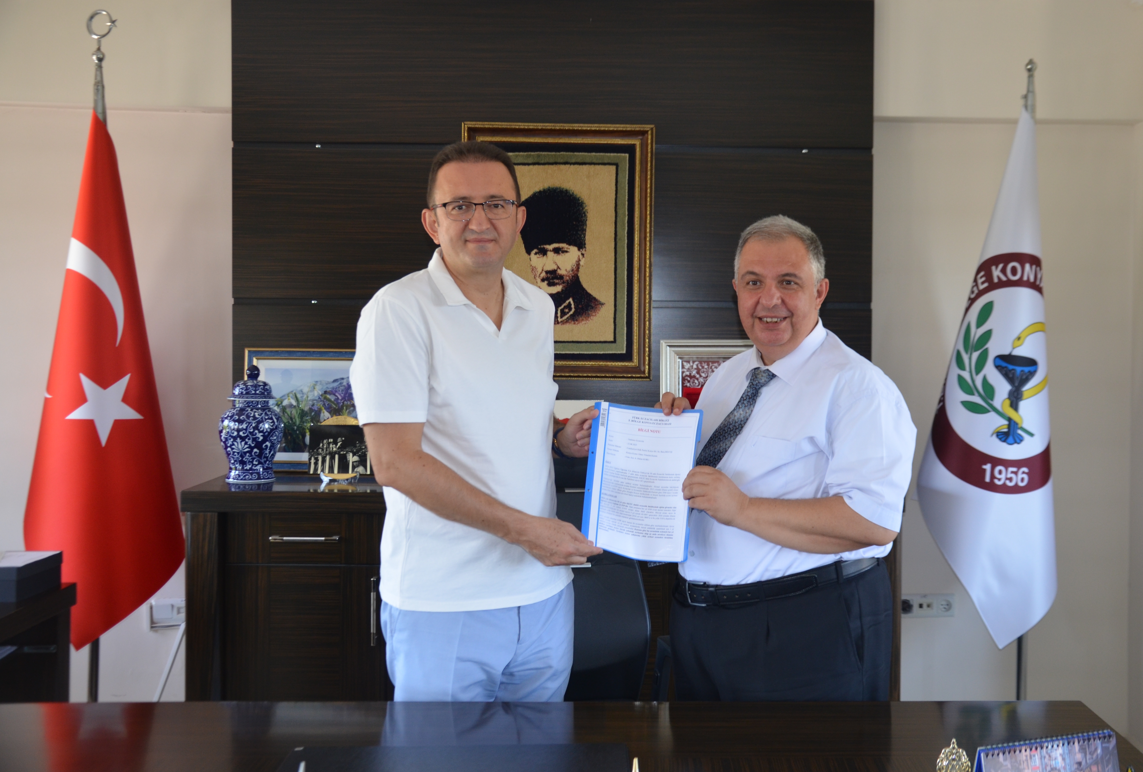 CHP Konya Milletvekili Bektaş’tan, Eczacılar odasına ziyaret