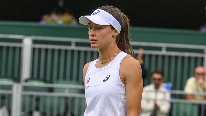 Milli tenisçi Zeynep Sönmez, ABD Açık'ta ikinci tura yükseldi