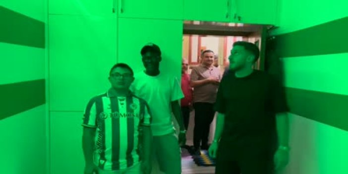 Down sendromlu Ebubekir'e, Konyaspor'dan sürpriz