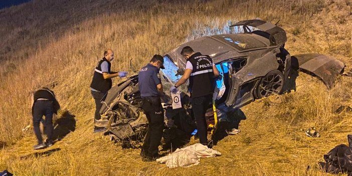 Ankara'da otomobil takla attı: 1 ölü, 1 yaralı