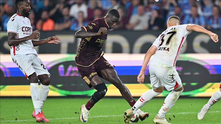 Trabzonspor ile Samsunspor berabere kaldı