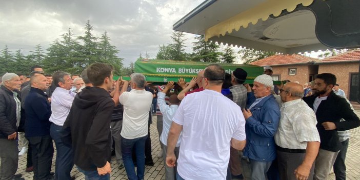 Konya'da vefat eden genç imam son yolculuğuna uğurlandı