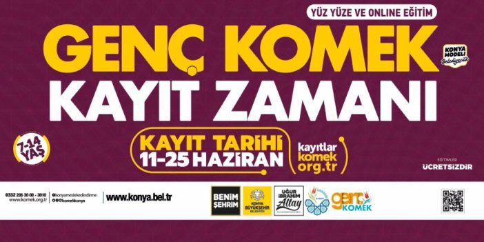 Genç KOMEK'te kayıtlar başlıyor