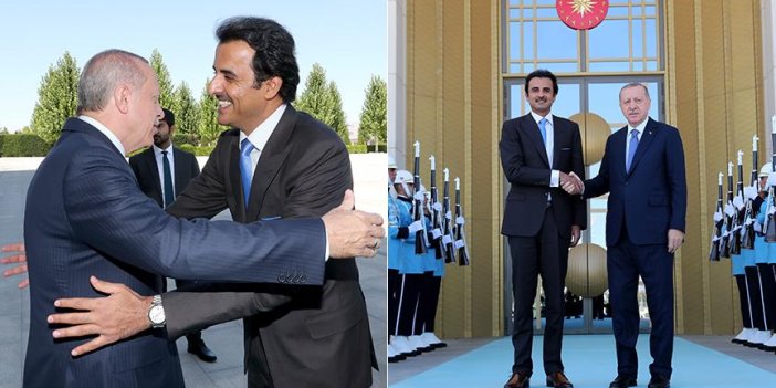 Cumhurbaşkanı Erdoğan, Katar Emiri Al Sani ile görüştü