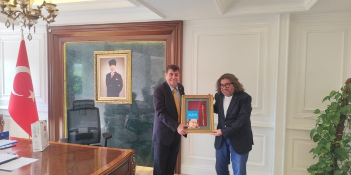 Günay, Kaymakam Tortop ile bir araya geldi