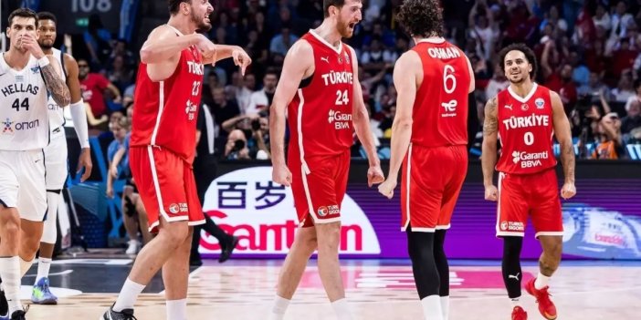 Yunanistan'ı sahadan sildik! 12 Dev Adam, EuroBasket'te finale yükseldi