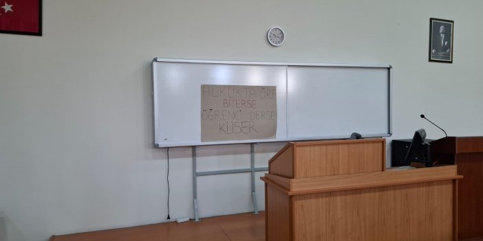 Selçuk Üniversitesi'nde Hukuk öğrencileri 'Hukuk'a küstürüldü!