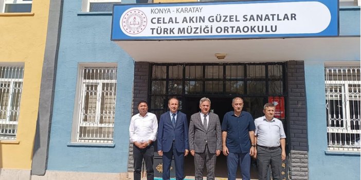 Konya İl Milli Eğitim Müdürü Yiğit'ten okul ziyareti