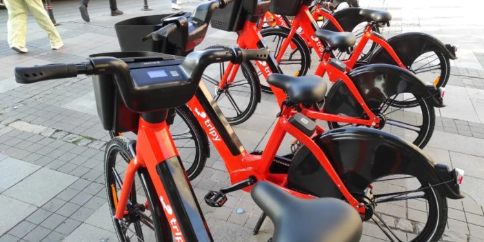 Bisiklet Şehri Konya'da dikkat çeken görüntü!