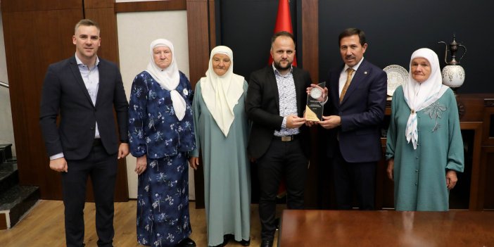 Başkan Kılca, Bosna Hersek'ten gelen şehit yakınlarını ağırladı