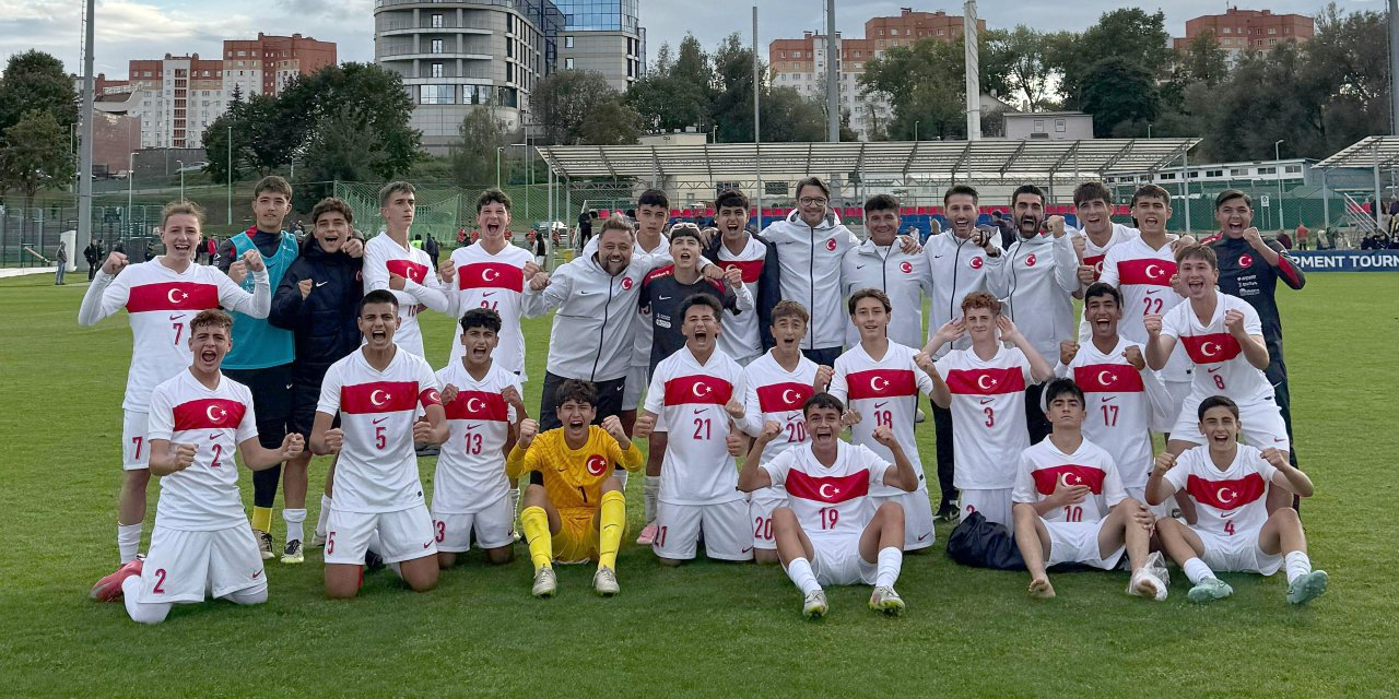 Konyasporlu futbolcu milli takımda galibiyet sevinci yaşadı