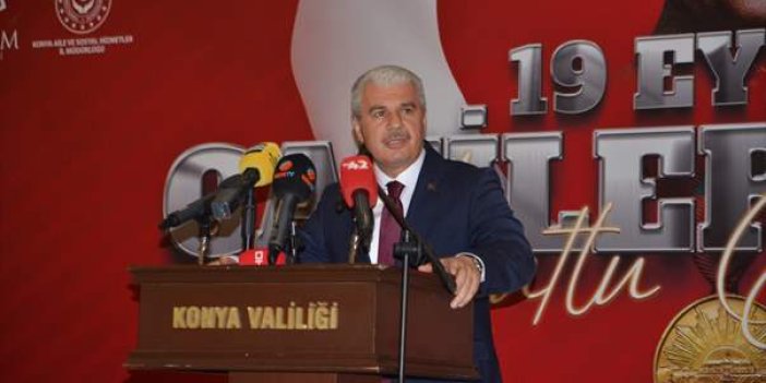 Konya Valisi İbrahim Akın, gazilerle bir araya geldi
