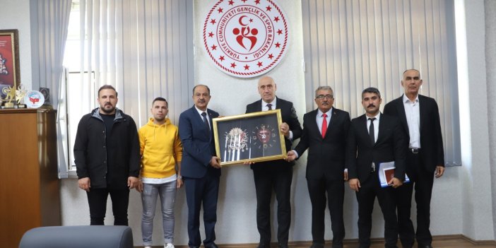 Arslan ile Öztürk spor yatırımlarını konuştular