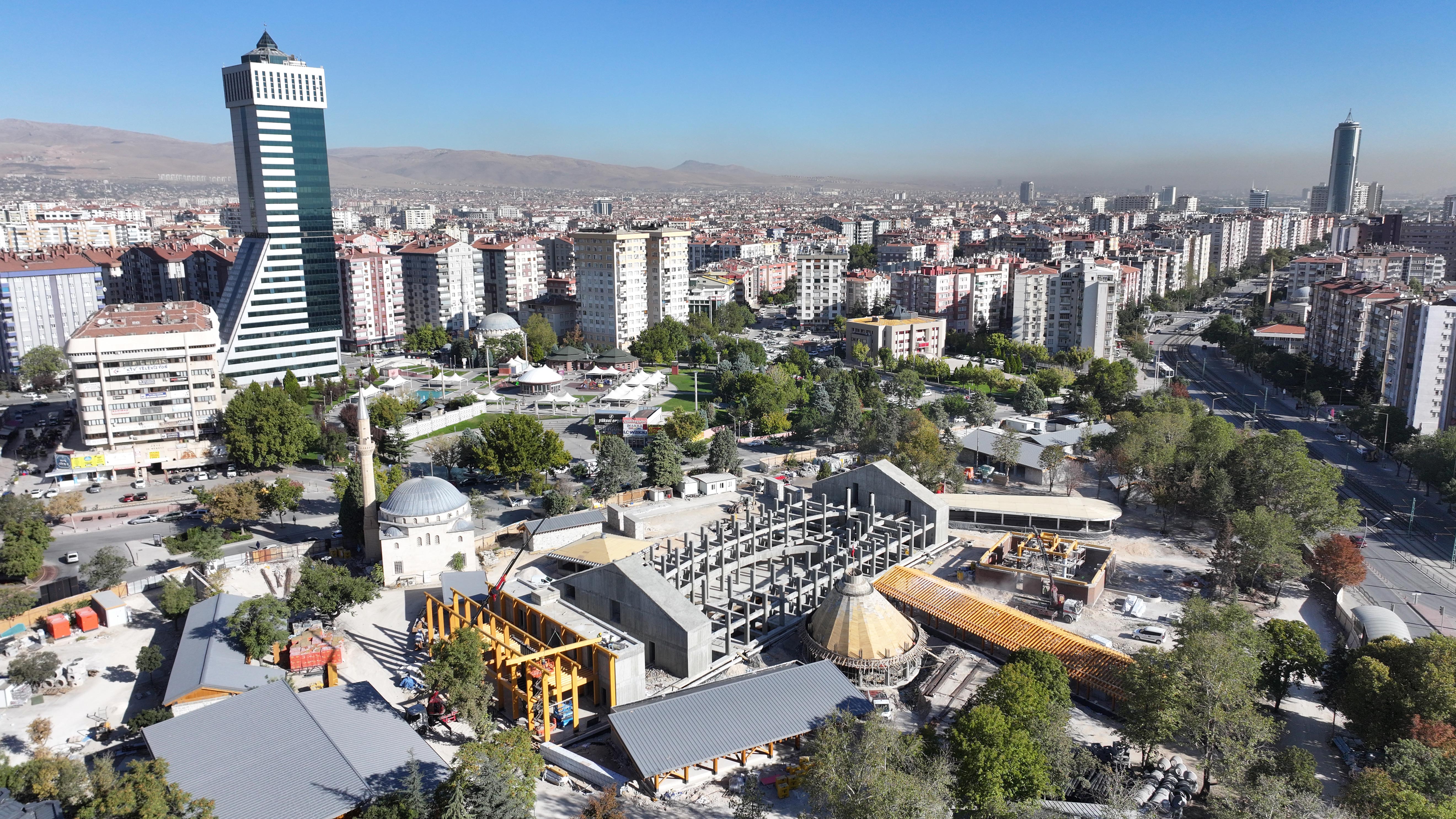Konya'ya yeni bir kütüphane geliyor: Şehrin uğrak noktası olacak