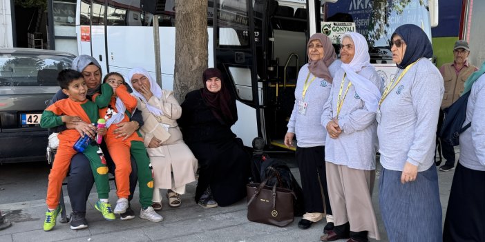 Konya'dan 24 engelli vatandaş umreye uğurlandı