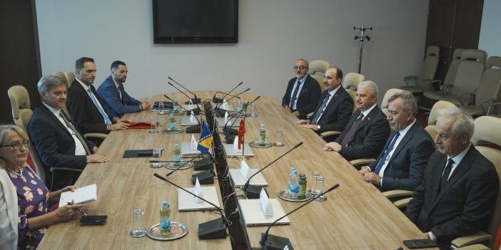 Başkan Zvizdic, Vali Akın ve Başkan Altay'ı Bosna Hersek'te kabül etti
