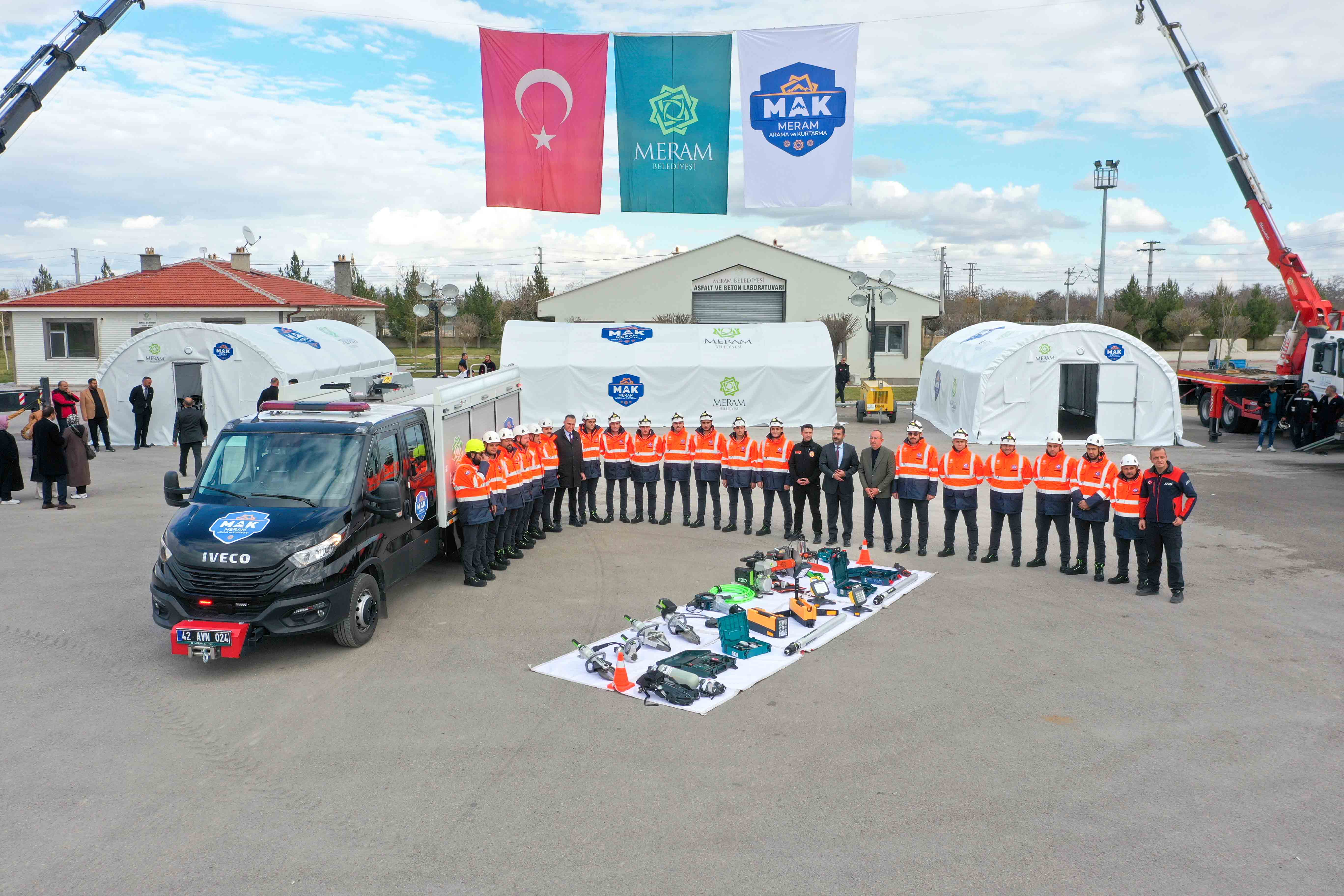 Meram’ın kahramanları eğitimde