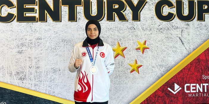 Meram'ın sporcuları madalyaya doymuyor! Gümüş madalyayı Konya'ya getirdi