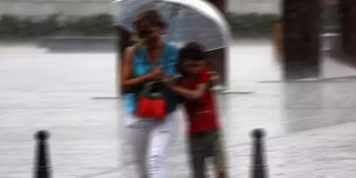 Bakanlıktan 3 bölge için 'sağanak' uyarısı