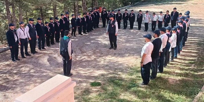 Konya Diyanet izcileri Mevlid-i Nebi kampında