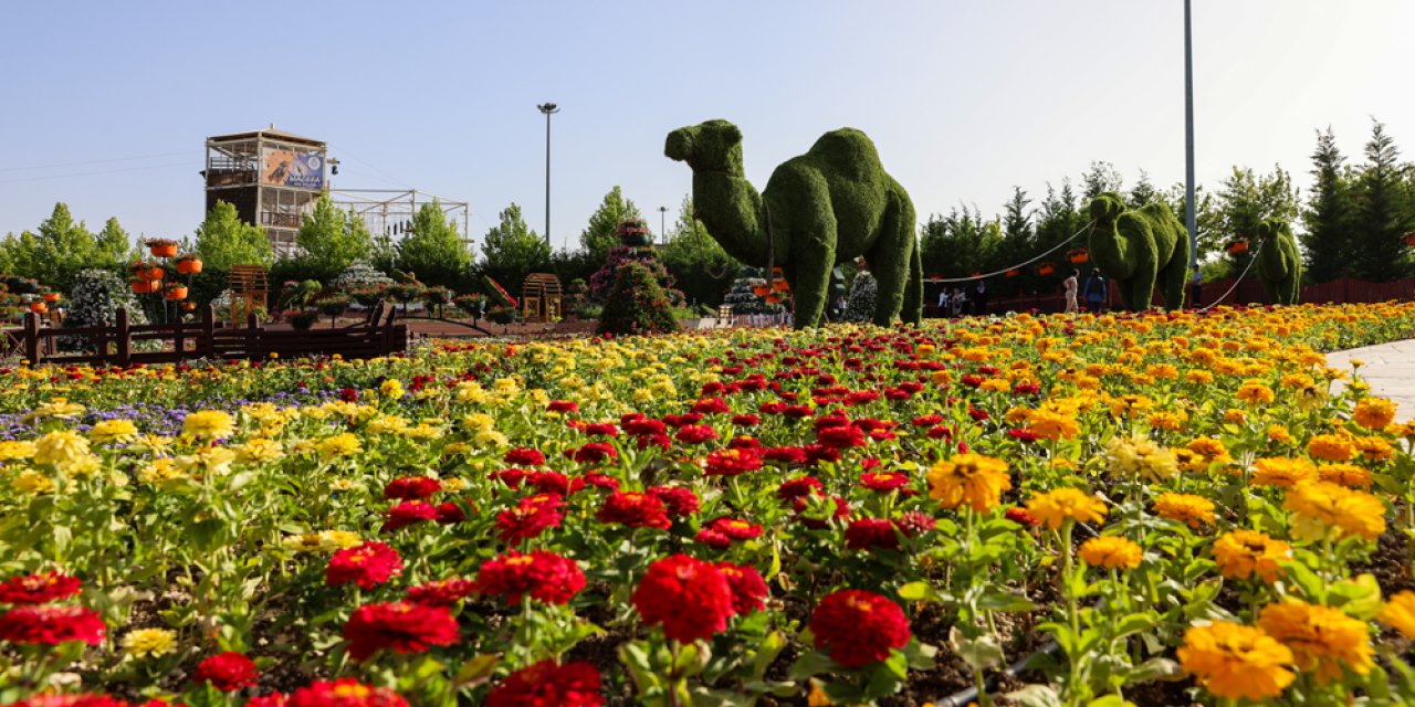 Selçuklu Çiçek Bahçesi sezona merhaba dedi
