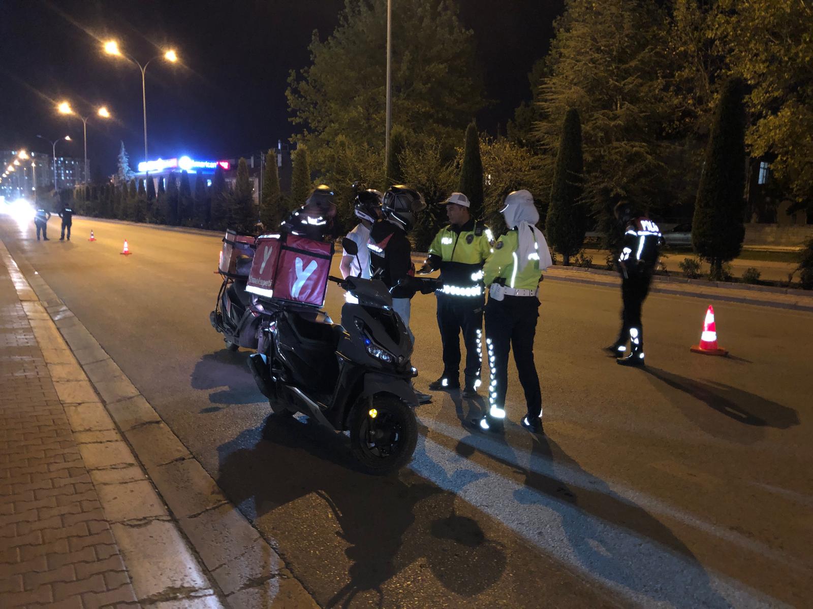 Konya'da geniş çaplı motosiklet denetimleri aralıksız sürüyor