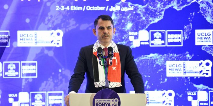 Bakan Kurum, Konya'da UCLG-MEWA Kongresi'nde konuşma yaptı