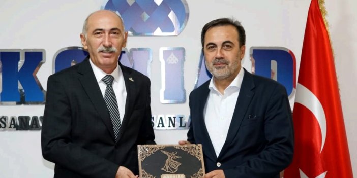 Öztürk, KONİAD üyeleriyle buluştu