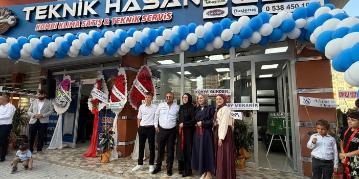 Teknik Hasan, dualarla açıldı