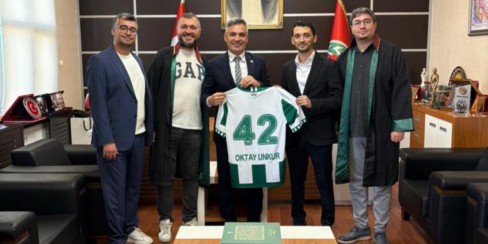 Konyasporlu Hukukçular’dan Unkur’a ziyaret