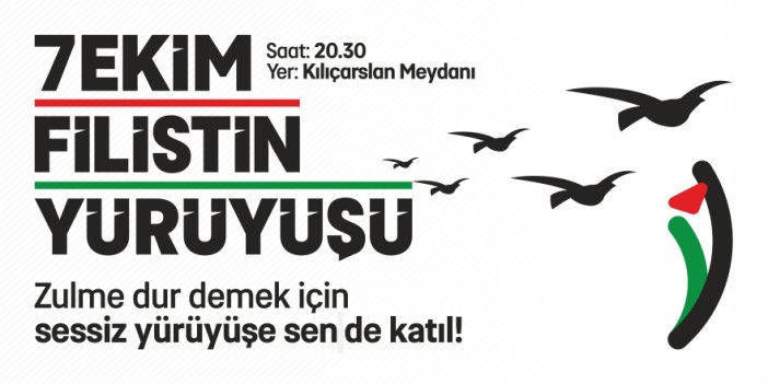 Filistin için Konya ayağa kalkıyor