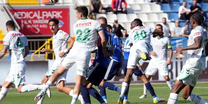 Konyaspor deplasmandan puanla döndü