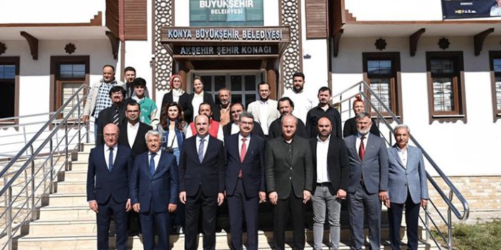 Başkan Altay Akşehir'de basın ile bir araya geldi