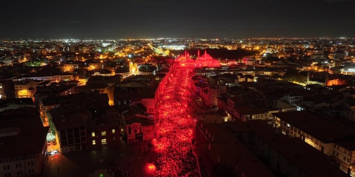 Konya'da Gazze için 'sessiz' yürüyüş