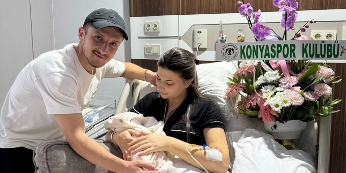 Konyaspor'dan tebrik! Enis Bardhi baba oldu