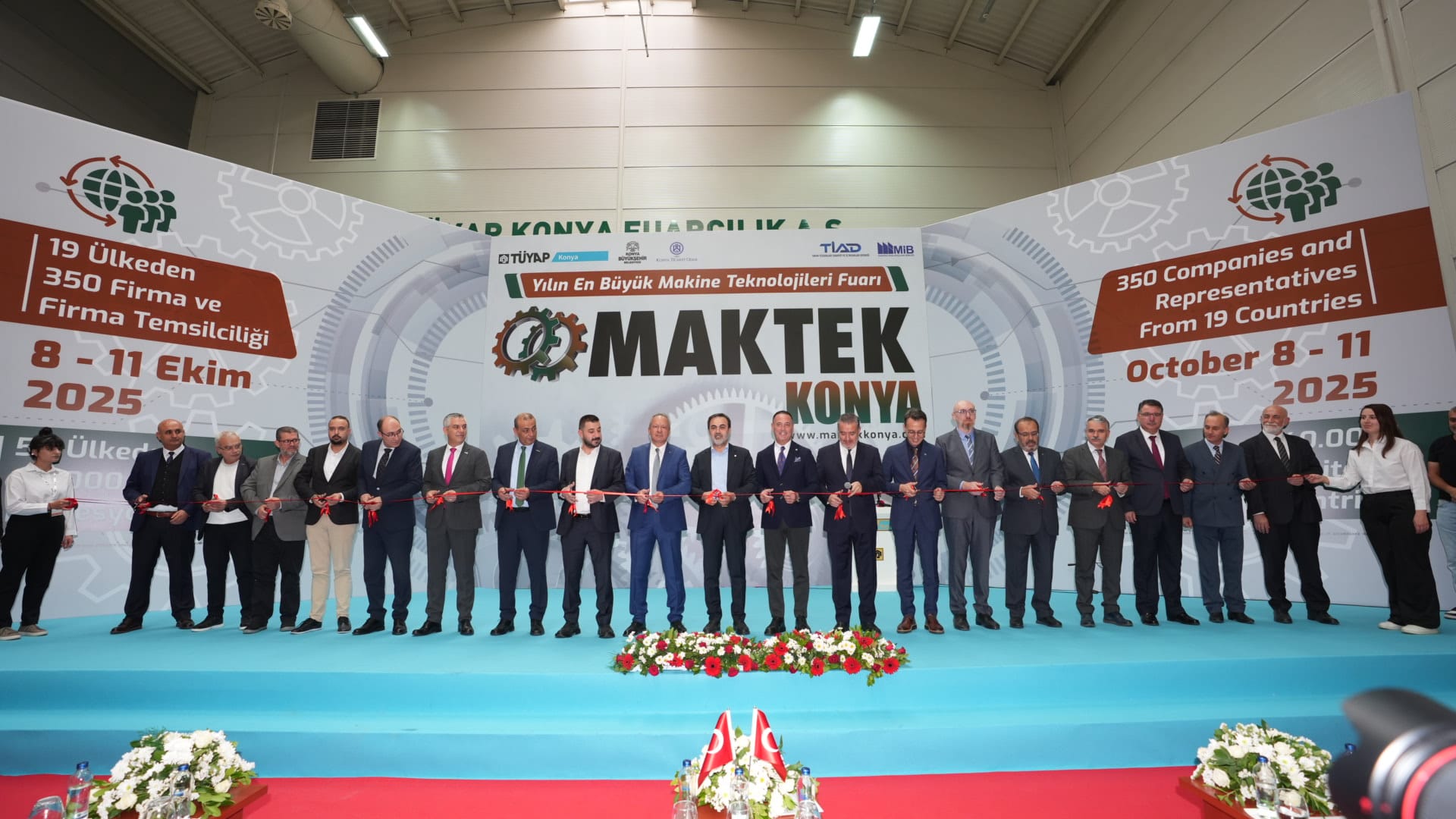 Yılın en büyük makine fuarı MAKTEK Konya'da açıldı