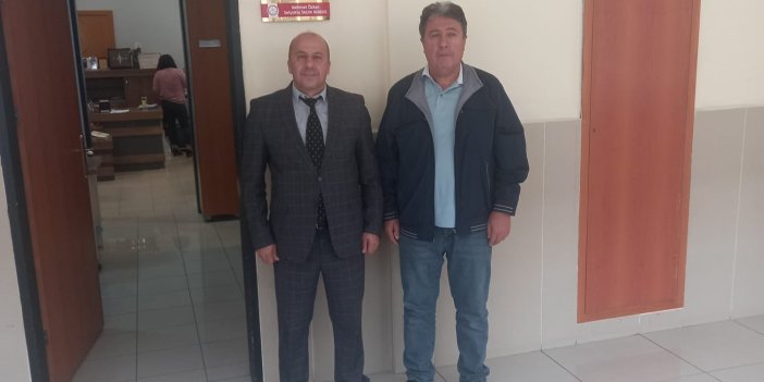 Kuşpınar'dan, Seçim Müdürü Özkan'a ziyaret