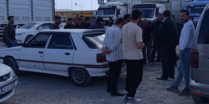 Konya'da pancarda çalışan kamyoncular kontak kapatıyor!