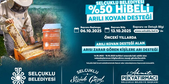 %50 Hibeli Arılı Kovan Desteği'nde son başvuru tarihi 13 Ekim