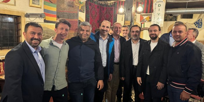 İş insanları Altay ve Öztürk’le bir arada