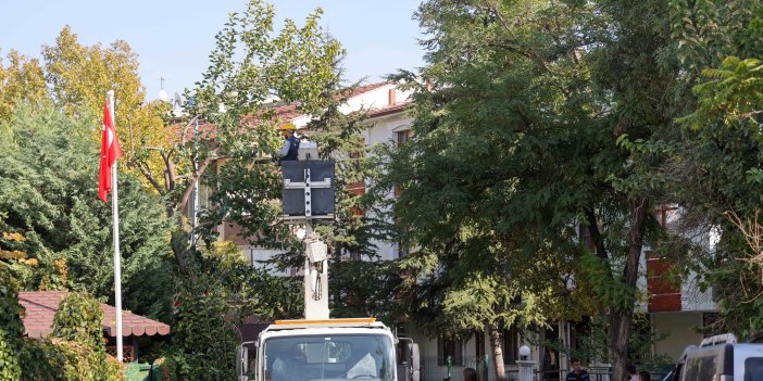 Meram'ın yeşil alanlarında kışa hazırlık çalışmaları sürüyor