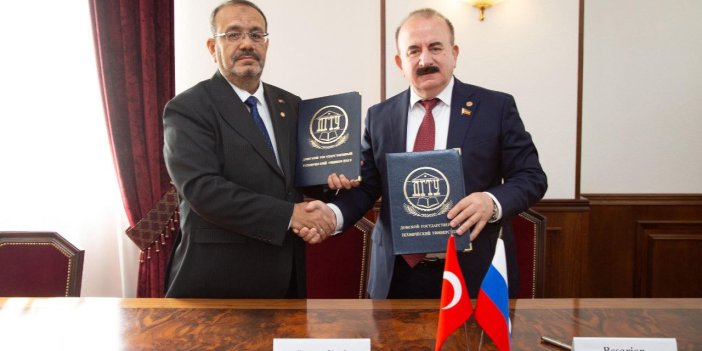 KTÜN ile Rusya'nın DSTU arasında akademik iş birliği protokolü imzalandı