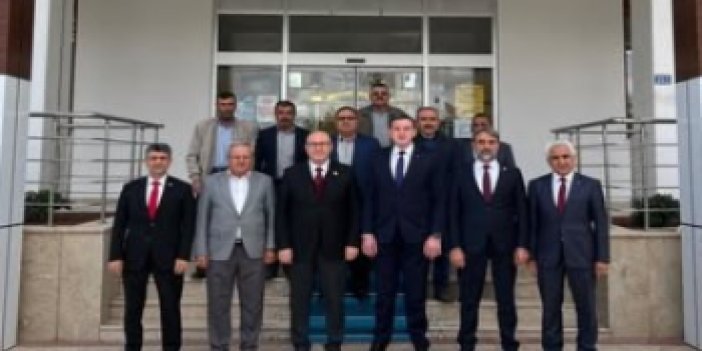 Muhtarlardan Kaymakam Yıldız’a ziyaret