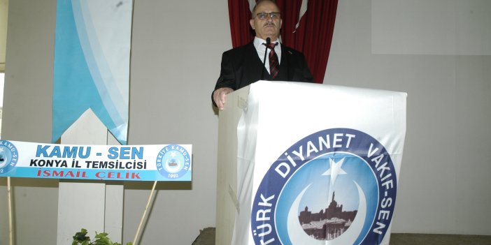 TÜRK Diyanet Vakıf Sen Konya Şubesi Olağan genel Kurulu yapıldı
