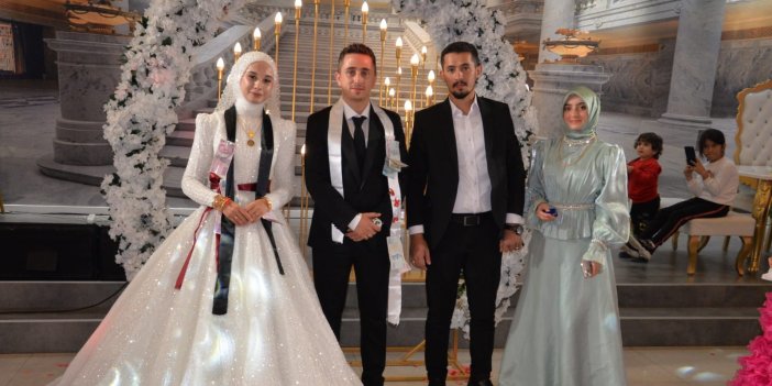 Bağcı ve Tan ailelerinin mutlu günü